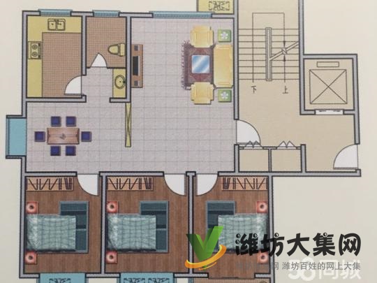 天水盛和苑3室2廳1衛