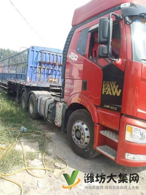 18年6月二手解放J6p牽引車 500馬力雙驅(qū)輕體