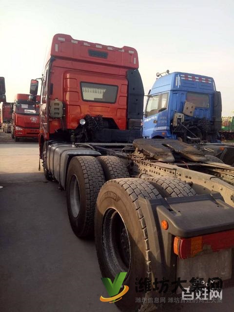 17年二手一汽解放牽引車國五雙驅(qū)輕體420馬力