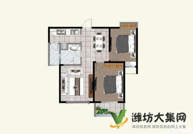 虞河觀景房94平方虞河生活城精裝未住2室 出稅 全