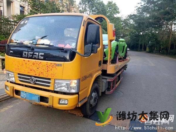 二手東風江淮藍牌一拖二清障車價格 有現車