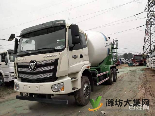 庫(kù)存歐曼攪拌車出售 大14方 后八輪 375馬力