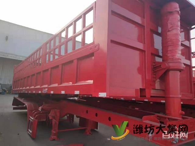 廠家直銷8.5米-11米側(cè)翻半掛車 提供合格證