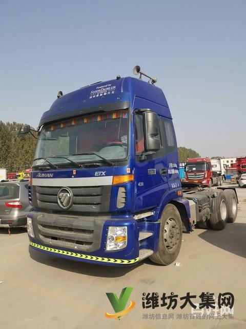 出售二手歐曼牽引車 雙驅(qū)輕體430馬力 國(guó)五排放