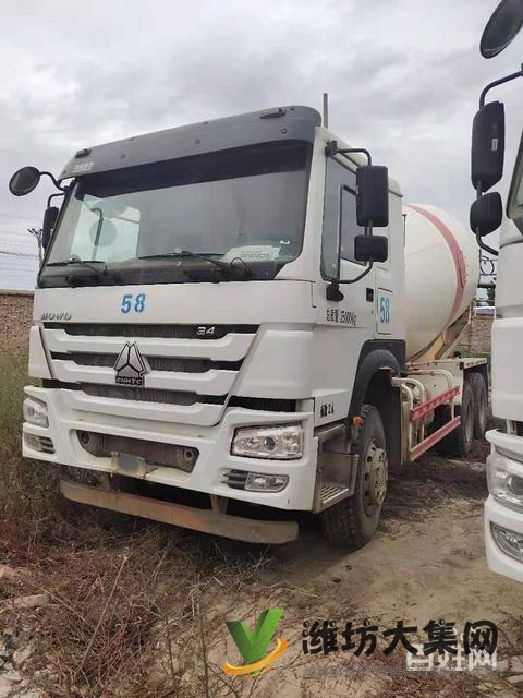 二手豪沃?jǐn)嚢柢?大12方 后八輪 340馬力 國(guó)五