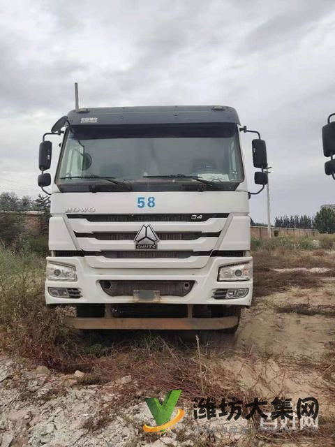 二手豪沃?jǐn)嚢柢?大12方 后八輪 340馬力 國五