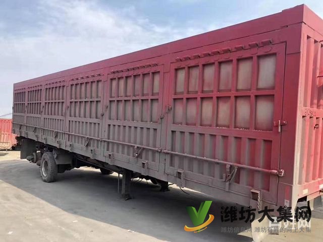 出售13米二手重型花籃側(cè)翻半掛車(chē) 寬2.55米