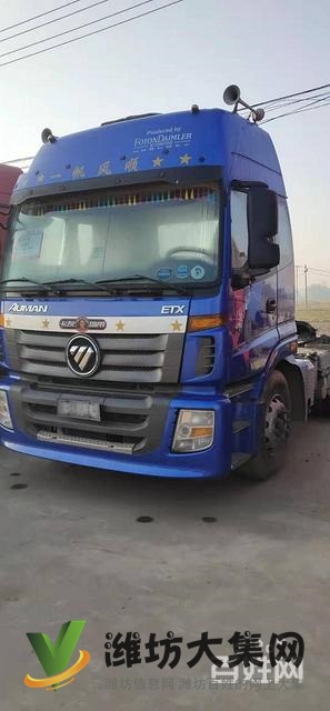 轉讓二手歐曼牽引車  國五雙驅輕體  375馬力