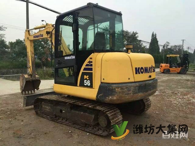 二手純土方小松PC56挖掘機,送貨上門,可貨到付款