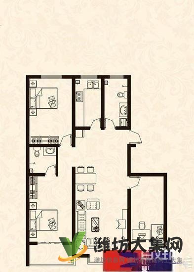 虞河畔植物園近,陽光御苑,新華中學學區房 采光好
