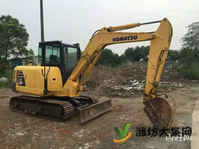 二手純土方小松PC56挖掘機,送貨上門,可貨到付款