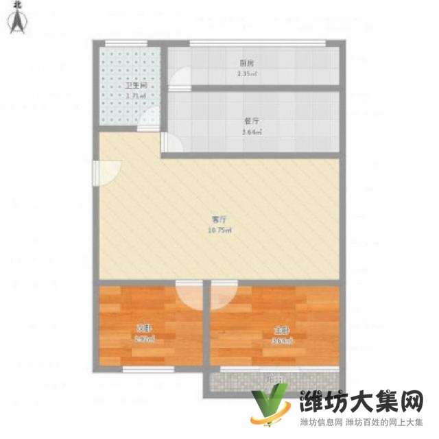 育英中學 濰棉小區 多層兩室 中等裝修 帶廈子出稅