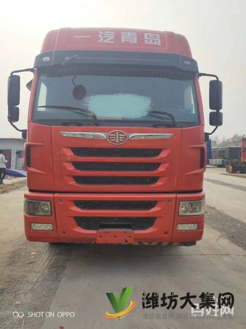 急售二手解放天V牽引車 國四雙驅(qū)輕體 430馬力