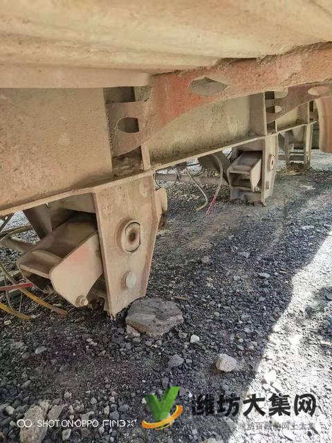 低價(jià)處理9米2.55米4.8米二手后翻自卸半掛車