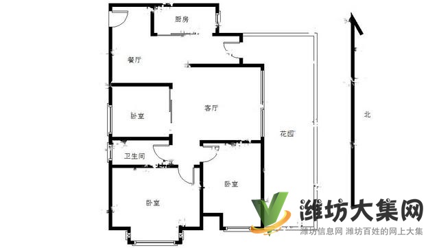 金沙城市廣場 三室朝陽 采光好 帶露臺院子