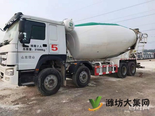 急轉大20方18年二手豪沃攪拌車 豪沃底盤凌宇上裝