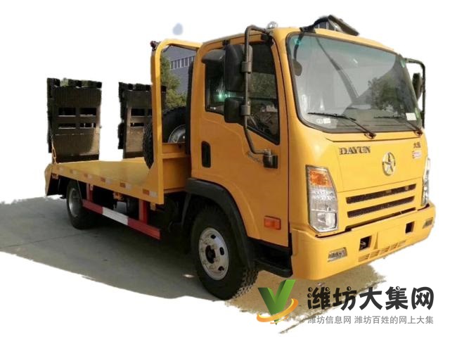 拖拉150挖機拖車廠家東風(fēng)商用挖機拖車廠家