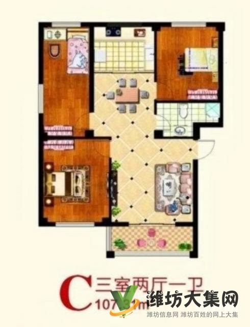 奎文市中心 2019年新房現房出售均價6500找我