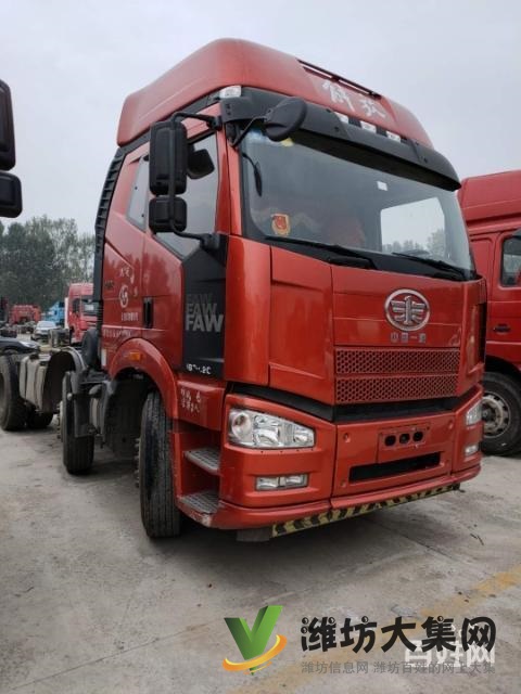 出售16年二手解放牽引車國(guó)四雙導(dǎo)420馬力