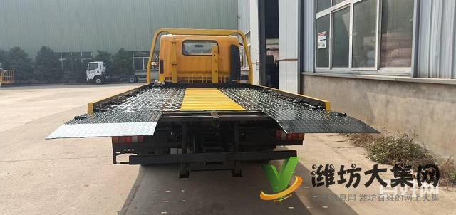 江鈴藍牌一拖二清障車廠家直銷價格 有現車 超低首