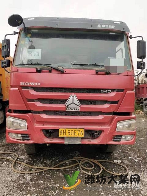 低價轉讓二手豪沃自卸車，大箱5.6米，國四后八輪，