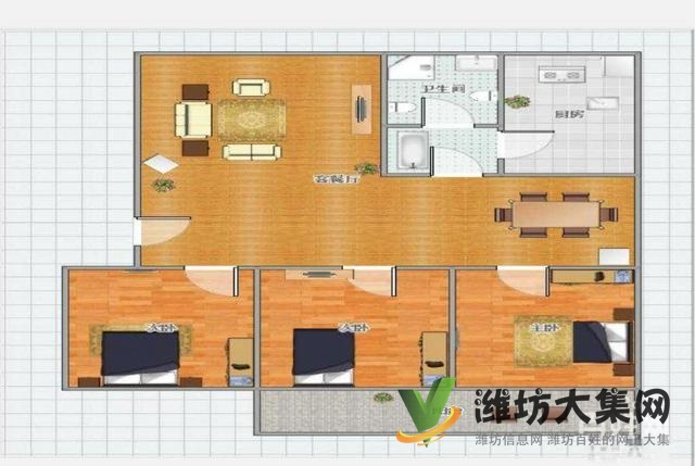 降價啦!歌爾桃源里 新一中教師宿舍 全明大三室 不