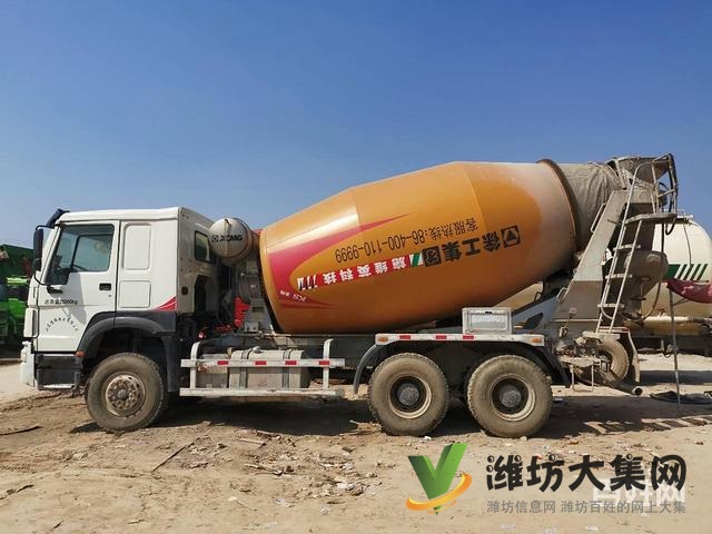 急售國四二手豪沃攪拌車 12方 后八輪 340馬力