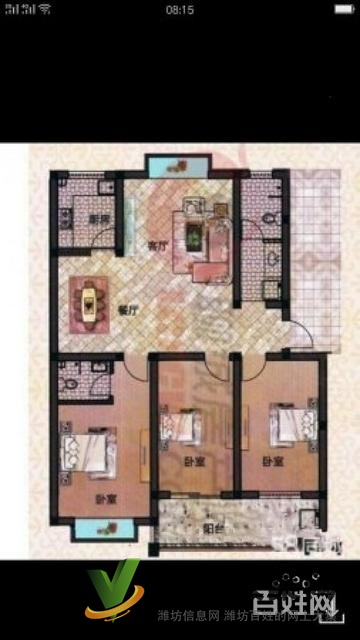花園式單位房 120平3室2廳 三明廳北55萬