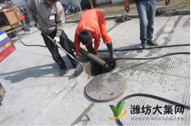 濰坊專業高壓疏通清洗污水管道吸糞油煙管道清洗