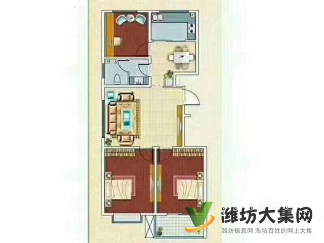 高鐵北站近蝶園 精裝三室 家具家電齊全 拎包入住