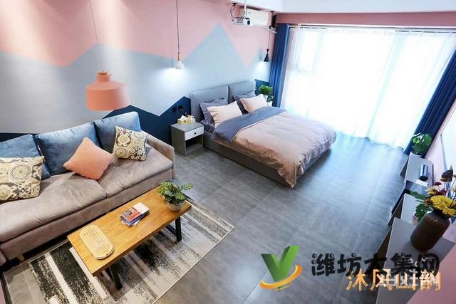 精裝45平地暖一室一廳一衛(wèi) 陽光100