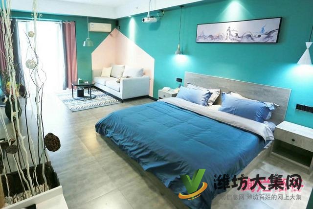 精裝45平地暖一室一廳一衛(wèi) 陽光100