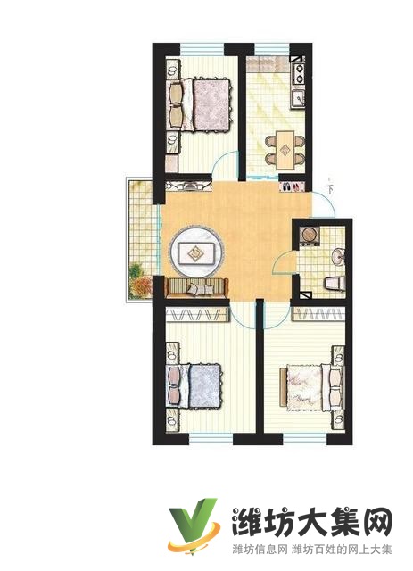 經開區管委會錦程學 校鄰博裕壹號搶到即是賺到3室南北通透