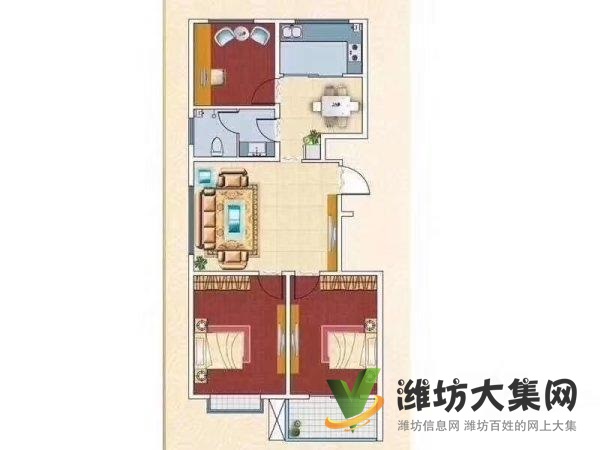 一實(shí)小近佳樂(lè)家 精裝兩室 有附房車庫(kù) 家具家電齊全