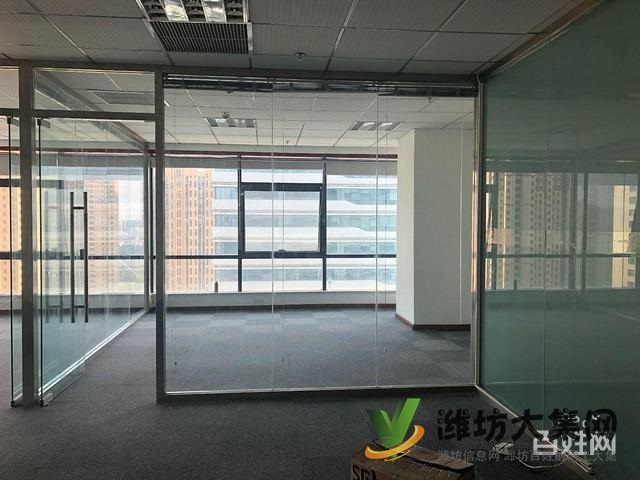 萬達A座 南向寫字樓 帶隔斷 精裝修