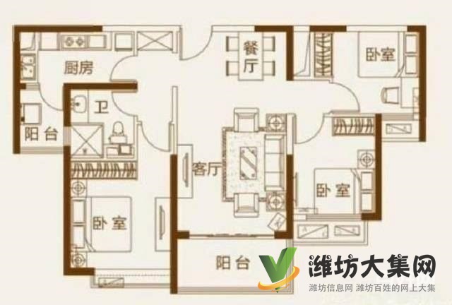 恒大名都  精裝未住   113平僅售95萬(wàn)