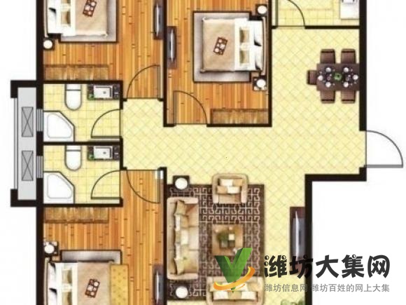 房子急售 利昌路小學,三友翡翠城精裝三室 拎包入住