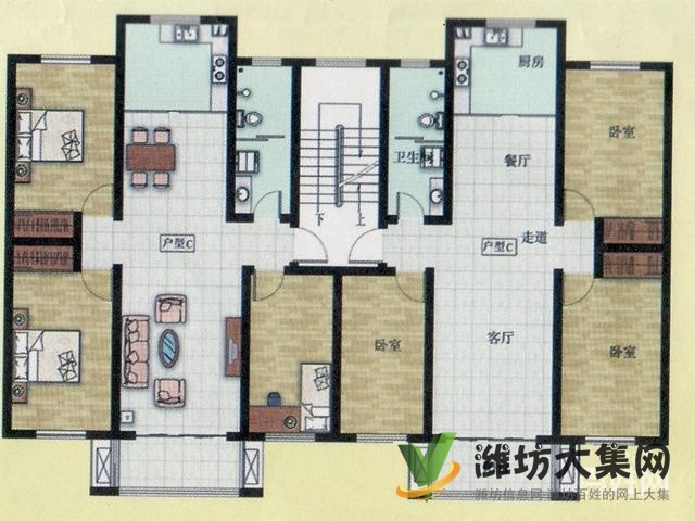 火車站近 萬(wàn)錦皮革城旁 多層三樓南北通透大H戶型122平急