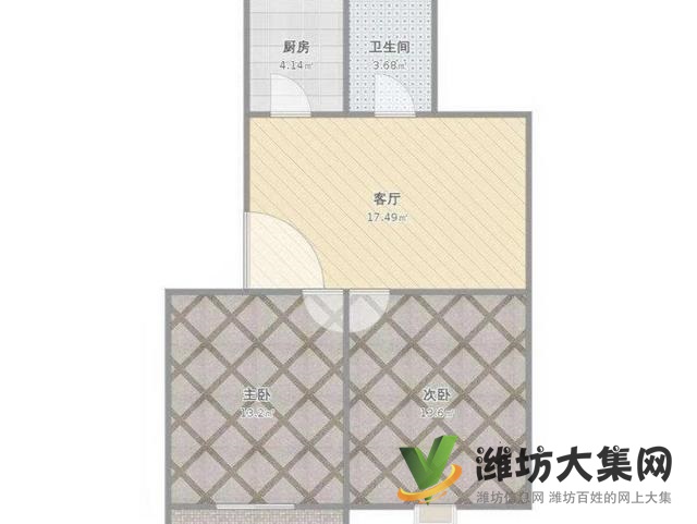 整租 |火車站南廣場 榮軍花園 多層2樓三室廳雙氣供暖130