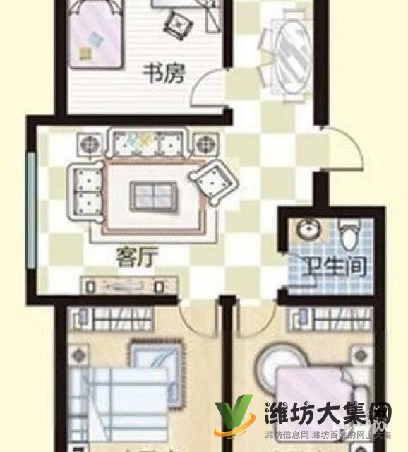 奧體中心 文苑小區多層一樓 精裝三室出稅雙氣供暖