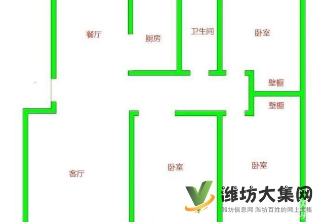 中百泰華近大三居電梯房!全齊家電!勝利街愛國路口防
