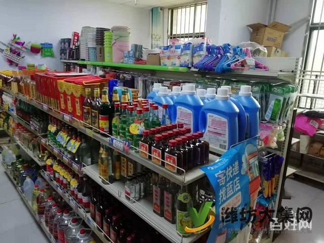 《迅租免費找店》奎文小區(qū)門口超市帶快遞驛站整體轉讓