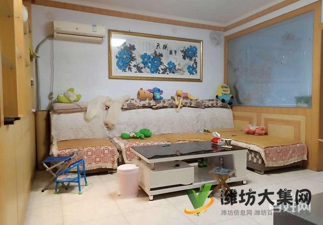 前后雙陽臺大三室100平方好樓層!實際面積大中百北