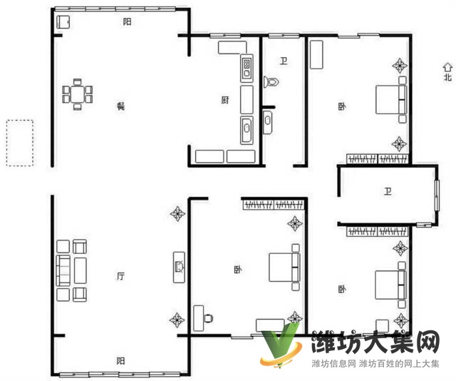 茂華紫苑公館 3室2廳2衛(wèi)140平108萬精裝岀稅