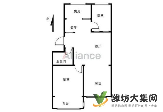 祥亭街海龍路東一中近 慧馨園 106平三室毛坯房有地下室