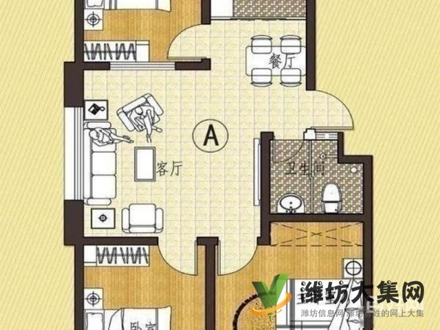 萬達(dá) 泰華 中醫(yī)院近2室1廳1衛(wèi)拎包入住