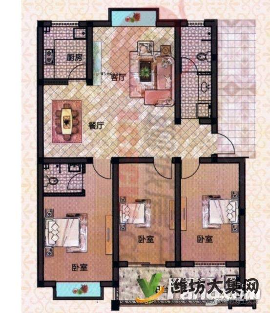 三友翡翠城 一樓帶大院 精裝修 配置齊全 拎包入住