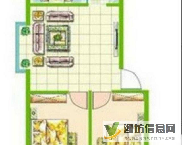首付三萬三樓北宮街 經典兩室 59平方 濰柴同樂園