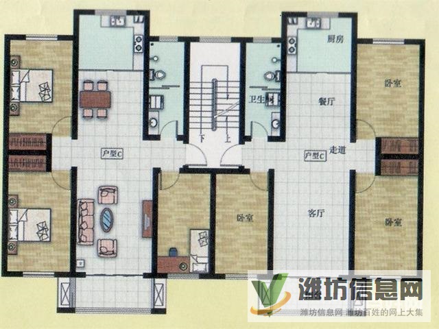 火車站近 萬錦皮革城旁 多層三樓南北通透大H戶型122平急