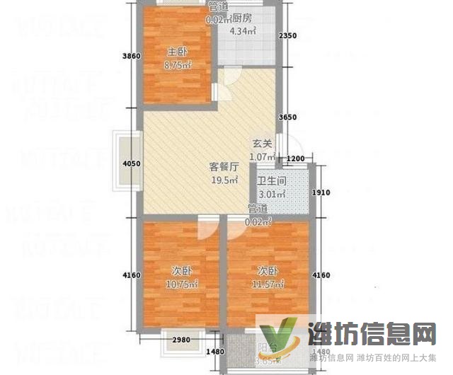 金都家園(濰城) 環境好 精裝全齊 隨時看房 拎包入住